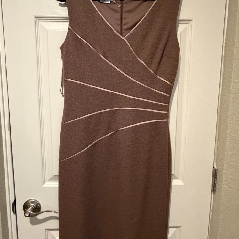Vintage Kay Unger Sleeveless Knee Length Wool Dress – Never Worn